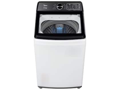 Lavadora de Roupas Midea 12kg 10 Programas de Lavagem Branco Wave Impeller MAV04W120/WKBR04