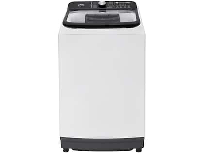 Lavadora de Roupas Midea 15kg Cesto Inox 13 Programas de Lavagem Branca Wave Agitator