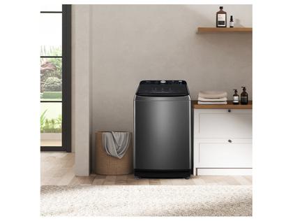 Imagem de Lavadora de Roupas Midea 16,5kg Cesto Inox 13 Programas de Lavagem Cinza Titânio MA512W165/GK-05