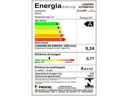 Imagem de Lavadora de Roupas Mueller Energy Automática 8kg