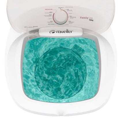 Imagem de Lavadora de Roupas Mueller Family Lite 10 Kg 6 Programas de Lavagem