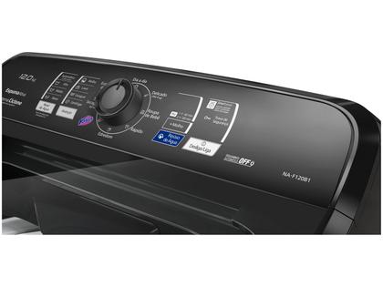 Imagem de Lavadora de Roupas Panasonic NA-F120B1TA 12Kg Cesto Inox 8 Programas de Lavagem Titânio