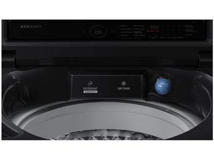 Imagem de Lavadora de Roupas Samsung 14kg Cesto Inox 10 Programas de Lavagem Black Caviar WA14CG