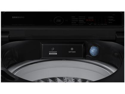 Imagem de Lavadora de Roupas Samsung 17kg Cesto Inox 10 Programas de Lavagem Black Caviar WA17CG