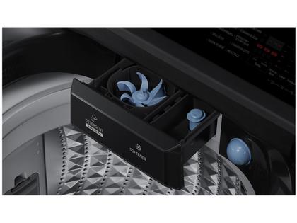 Imagem de Lavadora de Roupas Samsung 17kg Cesto Inox 10 Programas de Lavagem Black Caviar WA17CG