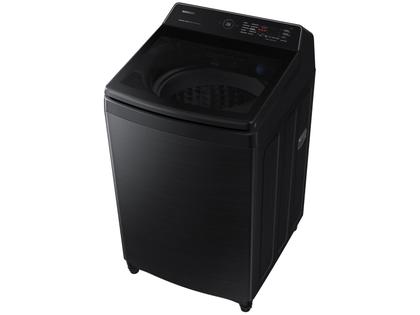 Imagem de Lavadora de Roupas Samsung 17kg Cesto Inox 10 Programas de Lavagem Black Caviar WA17CG