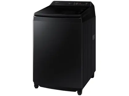 Imagem de Lavadora de Roupas Samsung 17kg Cesto Inox 10 Programas de Lavagem Black Caviar WA17CG
