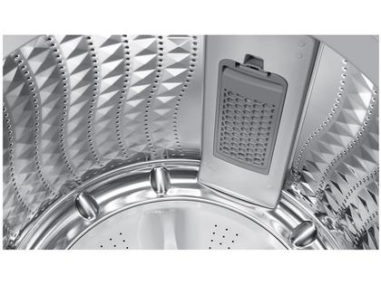 Imagem de Lavadora de Roupas Samsung 17kg Cesto Inox 10 Programas de Lavagem Black Caviar WA17CG