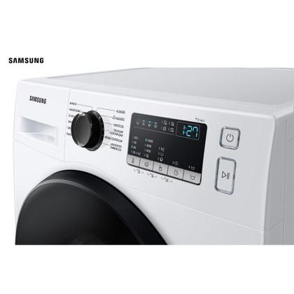 Imagem de Lavadora De Roupas Samsung Digital Inverter 11kg Porta Black WW11T Branca 220V