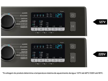 Imagem de Lavadora de Roupas Samsung Inverter 11kg Cesto Inox 12 Programas de Lavagem Preta WW11T4040BX/AZ