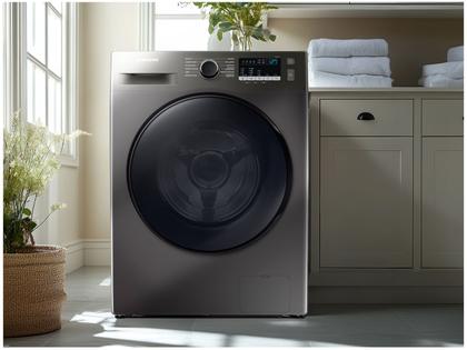 Imagem de Lavadora de Roupas Samsung Inverter 11kg Cesto Inox 12 Programas de Lavagem Preta WW11T4040BX/AZ