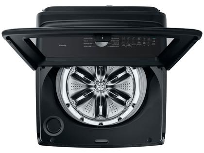 Imagem de Lavadora de Roupas Samsung Inverter 23kg Inox 12 Programas de Lavagem Preto Caviar WA23B