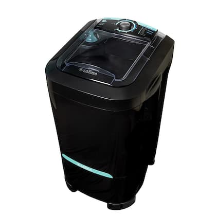 Imagem de Lavadora de roupas semiautomatica la551 preta 10kg 7 programas 220v