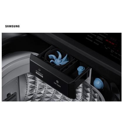 Imagem de Lavadora de Roupas Smart Samsung 17 Kg Digital Inverter Black Caviar com 10 Programas de Lavagem - WA17CG