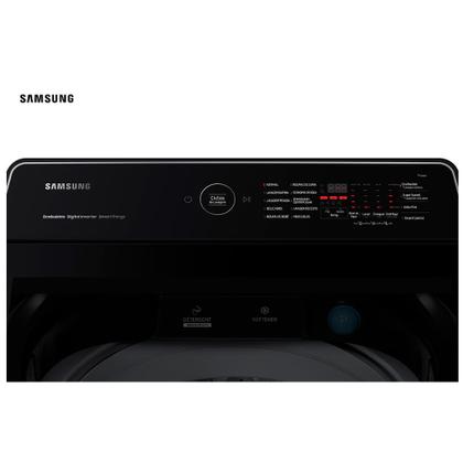 Imagem de Lavadora de Roupas Smart Samsung 17 Kg Digital Inverter Black Caviar com 10 Programas de Lavagem - WA17CG