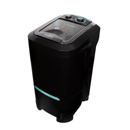Imagem de Lavadora de roupas tanquinho preto 10kg 220v semiautomática la555