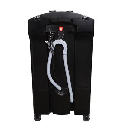 Imagem de Lavadora de roupas tanquinho preto 10kg 220v semiautomática la555