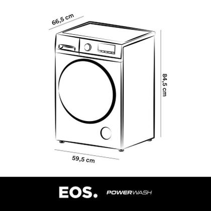Imagem de Lavadora e Secadora 10,1KG ELR2107LSB Front Load Branco 220V Eos