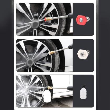 Imagem de Lavadora Jato De Alta Pressão carro moto faxina jardinagem Recarregável Portátil Sem Fio