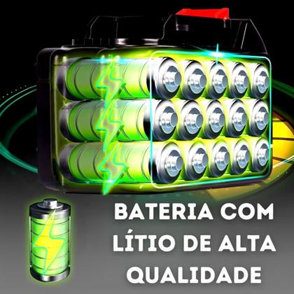 Imagem de Lavadora Lava Jato Portátil Alta Pressão Recarregavel Kit 2 Baterias 48V Com Maleta