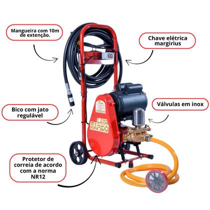 Imagem de Lavadora Média Pressão 28L Lr28 3CV Motor Weg 220V Completa