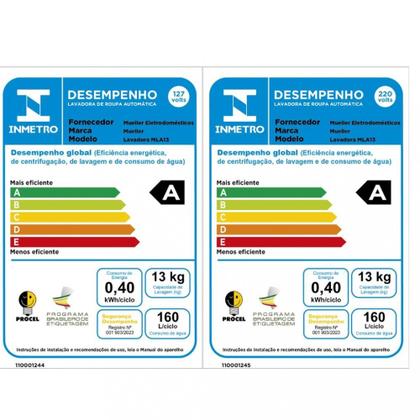 Imagem de Lavadora Mueller Automática MLA13 13kg