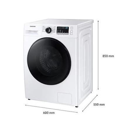 Imagem de Lavadora samsung digital inverter ww11t branco porta black 11kg 220v ww11t4040befaz