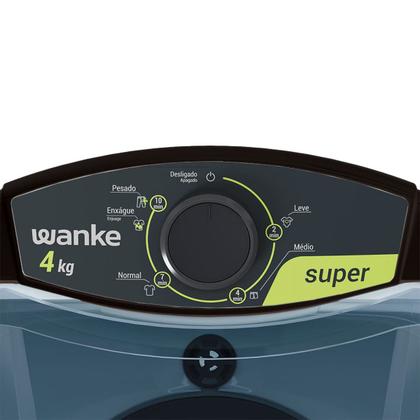 Imagem de Lavadora Semiautomática Super 4 Kg + Centrífuga Comfort 8.8 Kg Wanke Black