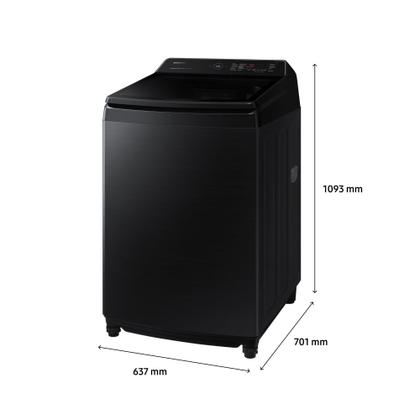 Imagem de Lavadora Smart Samsung Digital Inverter WA17CG Black 17kg