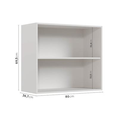 Imagem de Lavanderia Modulada 3 Peças 2 Armários Aéreos 4 Portas 1 Balcão Ipanema CabeCasa MadeiraOriginals