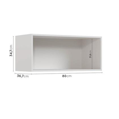 Imagem de Lavanderia Modulada 3 Peças 2 Armários Aéreos 4 Portas 1 Balcão Ipanema CabeCasa MadeiraOriginals