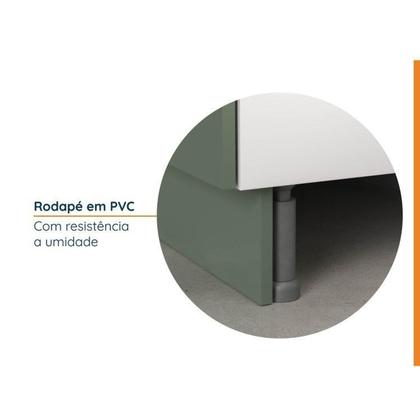 Imagem de Lavanderia Modulada 3 Peças 2 Armários Aéreos 4 Portas 1 Balcão Ipanema CabeCasa MadeiraOriginals