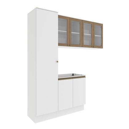 Imagem de Lavanderia Modulada Kappesberg Celeste 4 Peças Branco 210cm