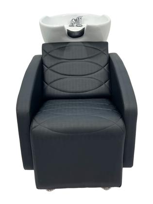 Imagem de Lavatório De Cabelo Cuba Porcelana Reclinável Salão De Beleza Cabelereiro