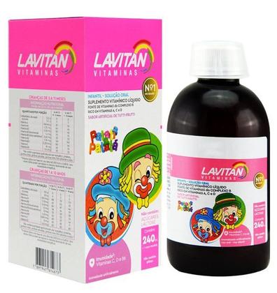 Imagem de Lavitan Kids  240Ml  Sabor Tutti Frutti  CIMED