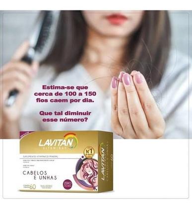 Imagem de Lavitan Mais Hair C/ 60 Cápsulas Nutrição Capilar E Unhas