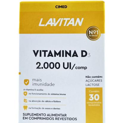 Imagem de Lavitan Vitamina D 2000UI 30comp - Cimed Sem Sabor