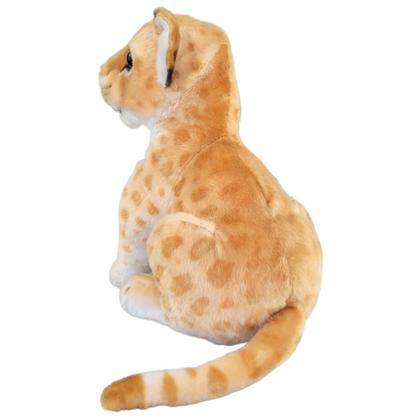 Imagem de Leão de Pelúcia Realista Leãozinho 25cm Filhote Safari Nicho