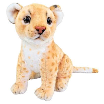 Imagem de Leão de Pelúcia Realista Leãozinho 25cm Filhote Safari Nicho