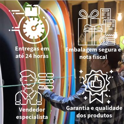 Imagem de Leash Estrepe Cordinha Farms 6ft Regular 6mm Duplo Rotor