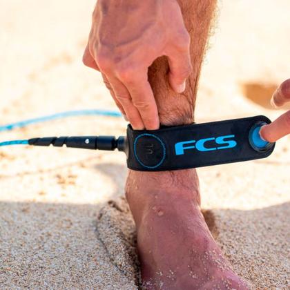Imagem de Leash Strep Cordinha Fcs Freedom Helix 6ft 6.5mm All Round Cor:Transparente
