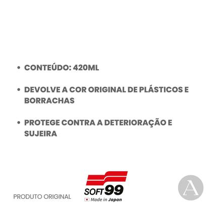 Imagem de Leather &amp Tire Wax - Soft99 Cera Que Protege Contra Sujeira