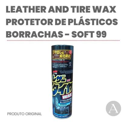 Imagem de Leather &amp Tire Wax - Soft99 Cera Que Protege Contra Sujeira