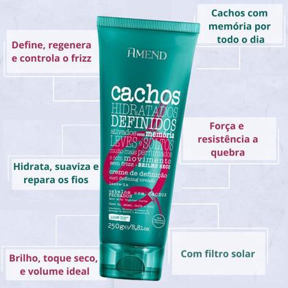 Imagem de Leave-In Amend Cachos + Fechados 250g