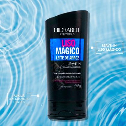 Imagem de Leavein Creme de Pentear Liso Mágico 285g Protetor térmico Hidrabel Termoativado, Sem Frizz
