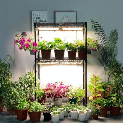 Imagem de LED Grow Light BAVIHOR 200W (pacote com 2) de espectro completo para ambientes internos