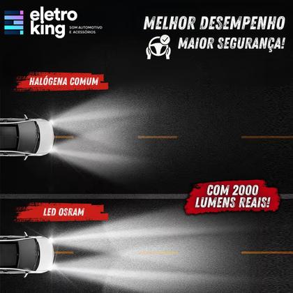 Imagem de LED Lâmpada Osram Night Breaker Cross HB3 HB4 9005 9006 27W 12V 6000K Par Automotivo Luz Super Branca