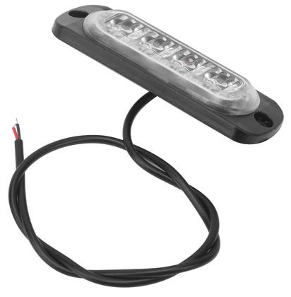 Imagem de Led Luz Grade Retangular Para Camionete 4 Leds Branco