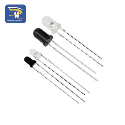 Imagem de Leds Infravermelhos 3mm, 5mm e 940nm - 10 Pares de Diodos Emissor e Receptor para Arduino