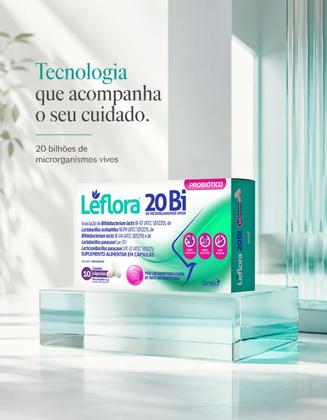 Imagem de Leflora Probiótico 20Bi 300mg Airela - 10 Cápsulas